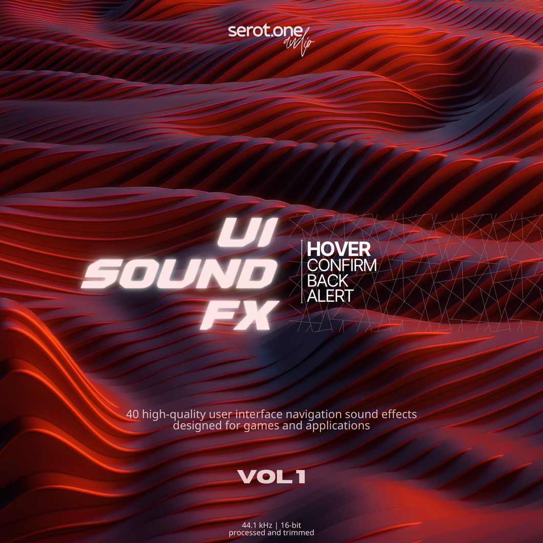 UI SOUND FX: VOL 1 by serot.one